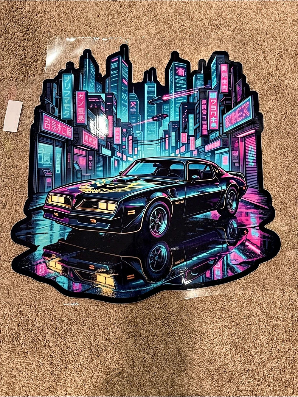 Black & Blue Automotive City Decor